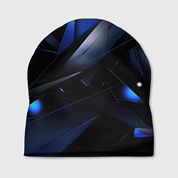 Шапка Blue black background, цвет: 3D-принт