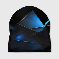 Шапка Blue black texture, цвет: 3D-принт