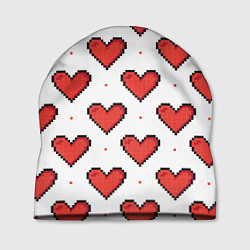 Шапка Pixel heart, цвет: 3D-принт