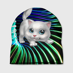 Шапка Милая кошечка в космическом портале, цвет: 3D-принт