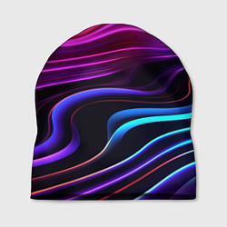Шапка Неоновые волны, цвет: 3D-принт