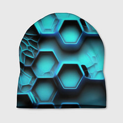 Шапка Броня из неоновых плит, цвет: 3D-принт