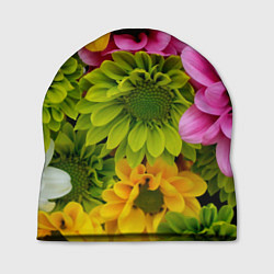 Шапка Паттерн цветочный, цвет: 3D-принт