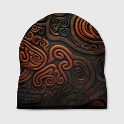 Шапка Асимметричный паттерн в викингском стиле, цвет: 3D-принт