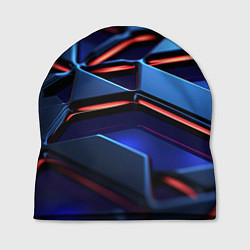 Шапка Плиты синего оттенка