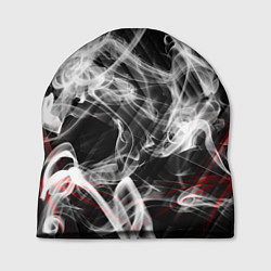 Шапка Серый дым узоры, цвет: 3D-принт