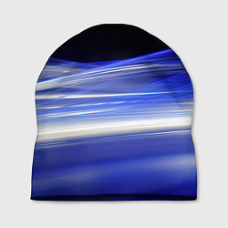 Шапка Синие волны на черном, цвет: 3D-принт