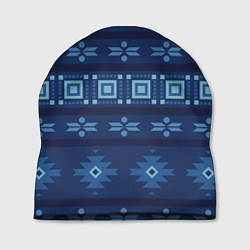 Шапка Blue tribal geometric