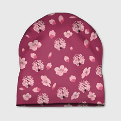 Шапка Сакура цветы и бутоны паттерны, цвет: 3D-принт