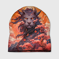 Шапка Тигровый дракон сакура, цвет: 3D-принт