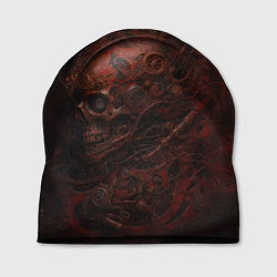 Шапка Бронзовый череп стимпанк, цвет: 3D-принт