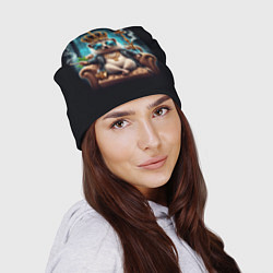 Шапка Ёжик в тумане с дымом кальяна, цвет: 3D-принт — фото 2