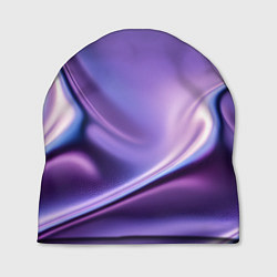Шапка Голография - изгибающийся металлический фиолетовый
