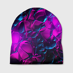 Шапка Кислотная яркая абстракция в камуфляжном стиле фио