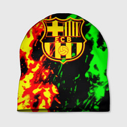 Шапка Barcelona огненное лого