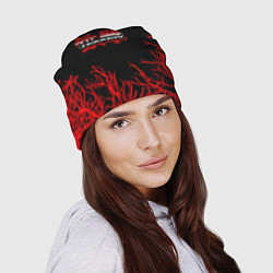 Шапка Tekken файтинг текстура сакура, цвет: 3D-принт — фото 2