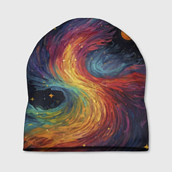 Шапка Звездный вихрь абстрактная живопись, цвет: 3D-принт