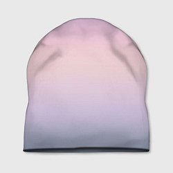 Шапка Нежный градиент сиреневый персиковый, цвет: 3D-принт