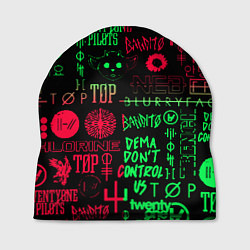 Шапка Twenty one pilots pattern rock steel, цвет: 3D-принт