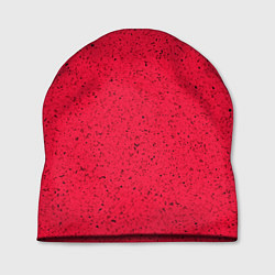 Шапка Карминово-красный текстура, цвет: 3D-принт