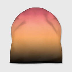 Шапка Градиент затемнённый розово-жёлтый, цвет: 3D-принт