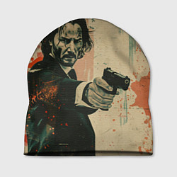 Шапка Джон Уик с пистолетом, цвет: 3D-принт