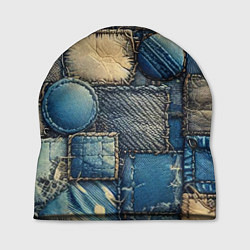 Шапка Denim patchwork - ai art