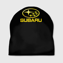Шапка Subaru logo yellow