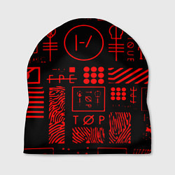 Шапка Twenty one pilots pattern rock