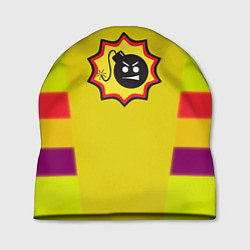 Шапка Serious Sam logo - yellow geometry, цвет: 3D-принт