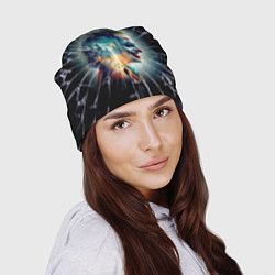 Шапка Джокер в мегаполисе - осколки, цвет: 3D-принт — фото 2