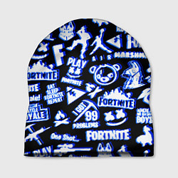 Шапка Fortnite neon game steel