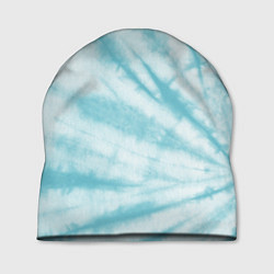 Шапка Голубой тай дай, цвет: 3D-принт