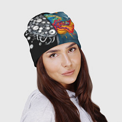 Шапка Креативный мозг, цвет: 3D-принт — фото 2