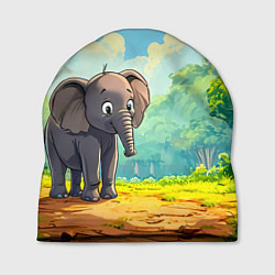 Шапка Слоненок в лесу, цвет: 3D-принт