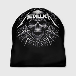 Шапка Metallica - a skull with roses and thorns