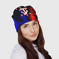 Шапка Doom flame neon, цвет: 3D-принт — фото 2