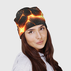 Шапка Лава и разлом плит, цвет: 3D-принт — фото 2