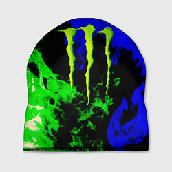 Шапка Monster energy кислотный огонь