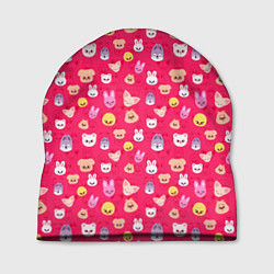 Шапка Skzoo pattern pink, цвет: 3D-принт