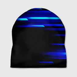Шапка Color blue black