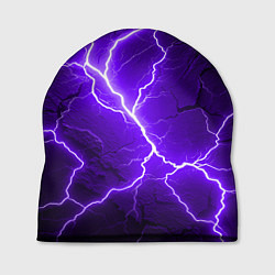 Шапка Color purple black
