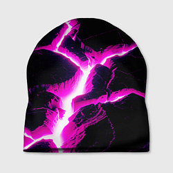 Шапка Color pink black