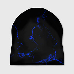 Шапка Color black blue