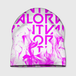 Шапка Valorant розовый огонь, цвет: 3D-принт