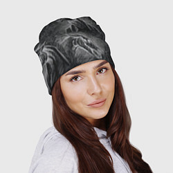 Шапка Черепа лошадей - эскиз, цвет: 3D-принт — фото 2