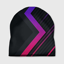 Шапка Color black line