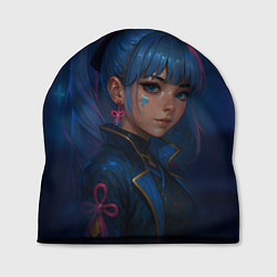 Шапка Камисато Аяка киберпанк, цвет: 3D-принт
