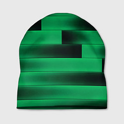 Шапка Color green square