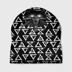 Шапка Ведьмак паттерн лого, цвет: 3D-принт